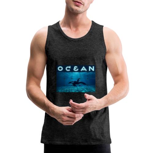 Ocean: Orca in Motion - Men's Premium Tank