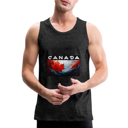 Canada Icon in Color - Men's Premium Tank