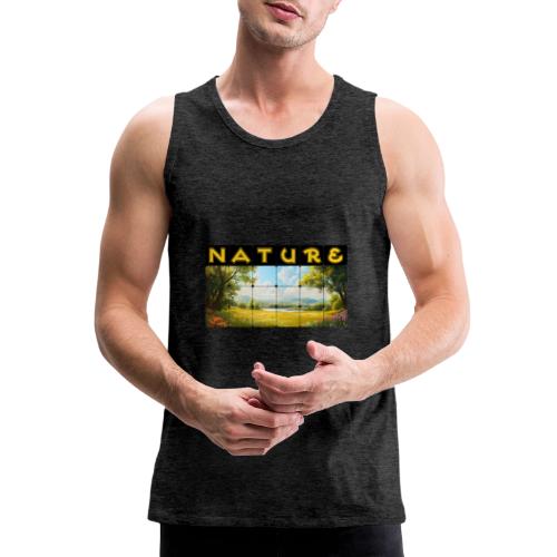Nature: Summer Fields - Men's Premium Tank