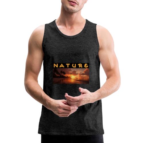 Nature: Sunset Serenity - Men's Premium Tank