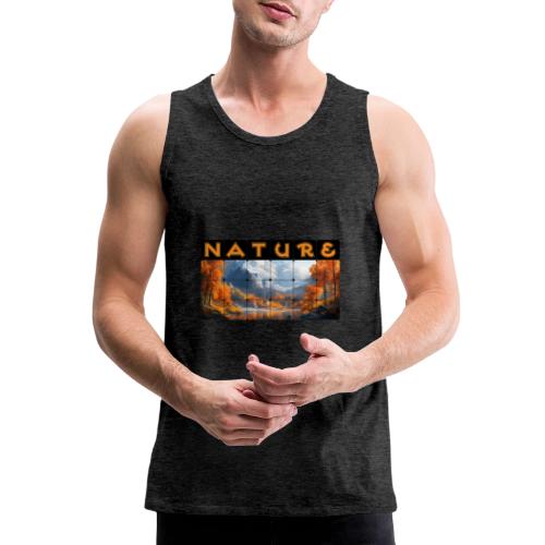 Nature: Golden Autumn Escape - Men's Premium Tank