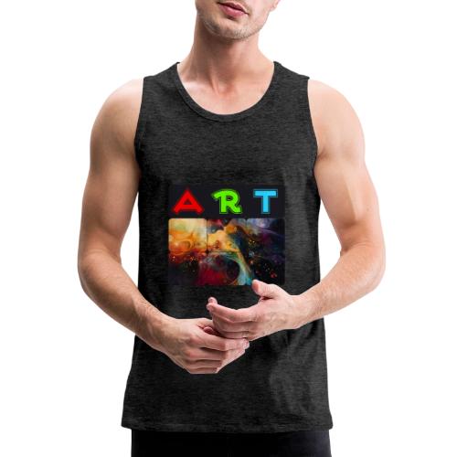 Waves of Art - Men's Premium Tank