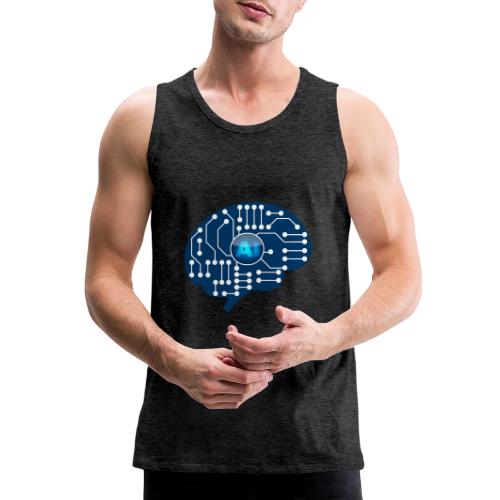 AI: Mind Wired - Men's Premium Tank