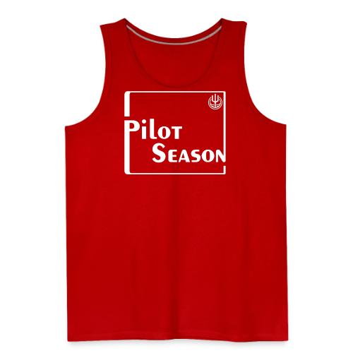 Pilot Season - White - Men's Premium Tank