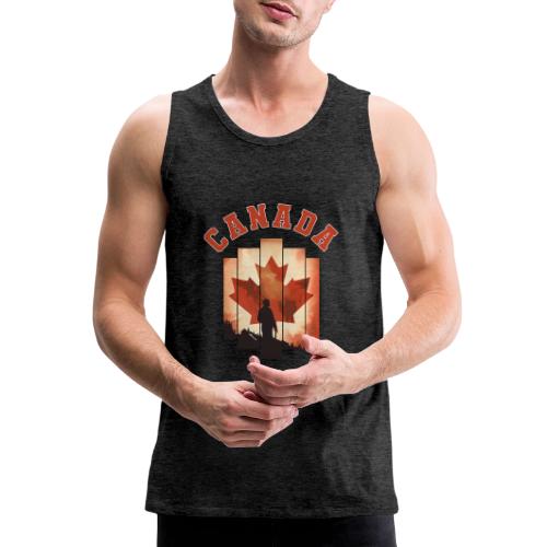 Proud Canadian Shadow - Men's Premium Tank