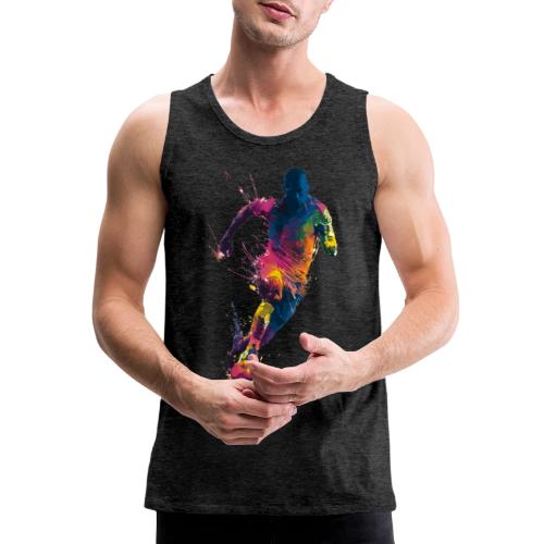 Soccer: Kick of Colors - Men's Premium Tank