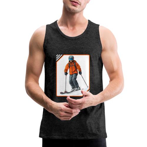 Skiing Thrill Ride - Men's Premium Tank