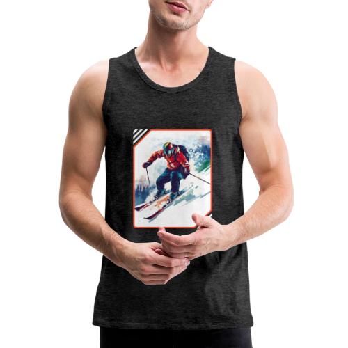 Skiing is Life - Men's Premium Tank