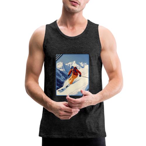 Mountain Skiing Vibes - Men's Premium Tank