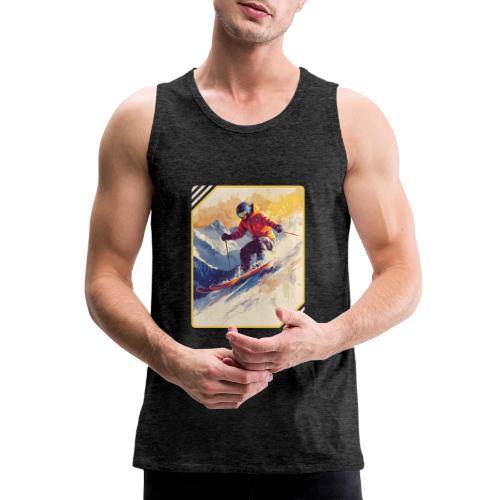 Skiing Through Snow Dreams - Men's Premium Tank