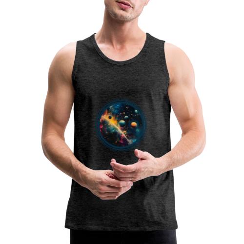Painted Planetscape - Men's Premium Tank
