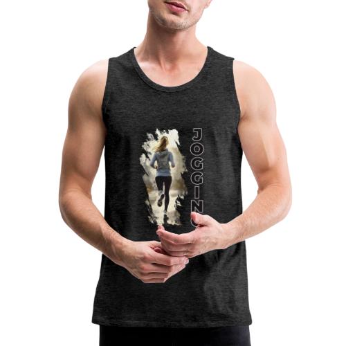 Jogging: Run into Motion - Men's Premium Tank