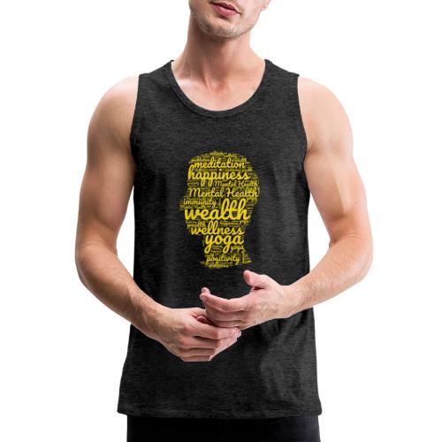 Mental Health Matters Typography Merch - Men's Premium Tank