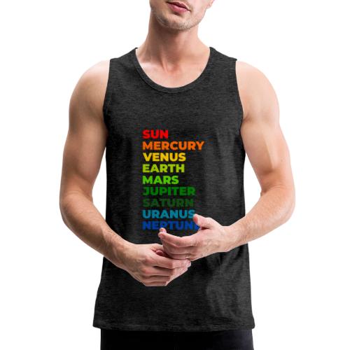 Color the solar system - Men's Premium Tank