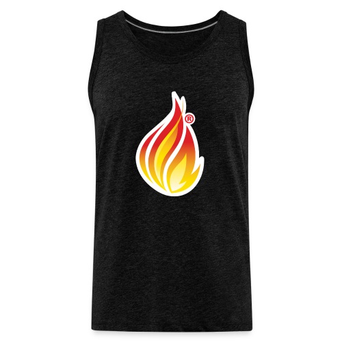 HL7 FHIR Flame graphic with white background - Men's Premium Tank