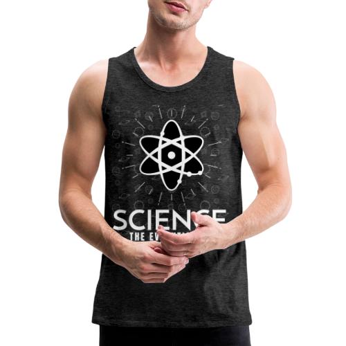 Science The Evolutionary Advocate White Design - Men's Premium Tank