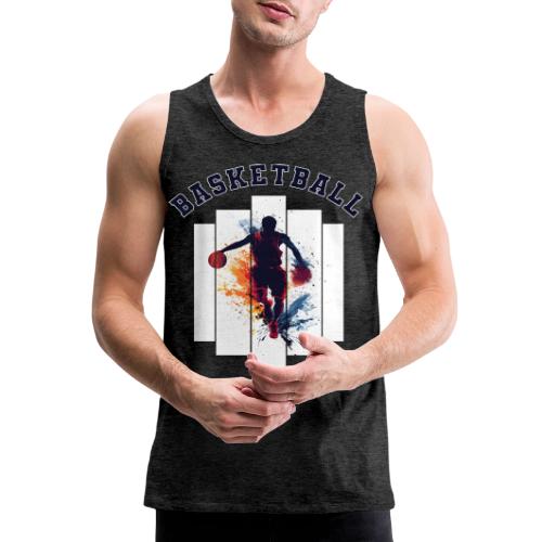 Basketball Never Stops - Men's Premium Tank