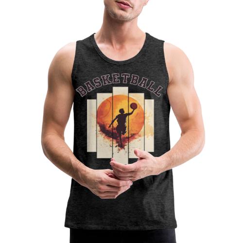 Basketball again and again - Men's Premium Tank