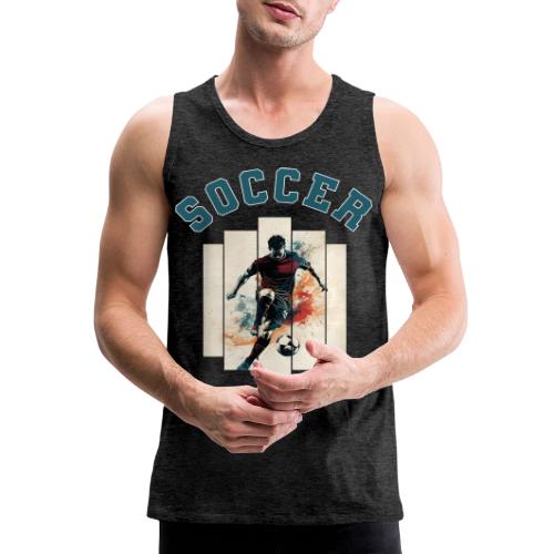 Soccer Mode On - Men's Premium Tank