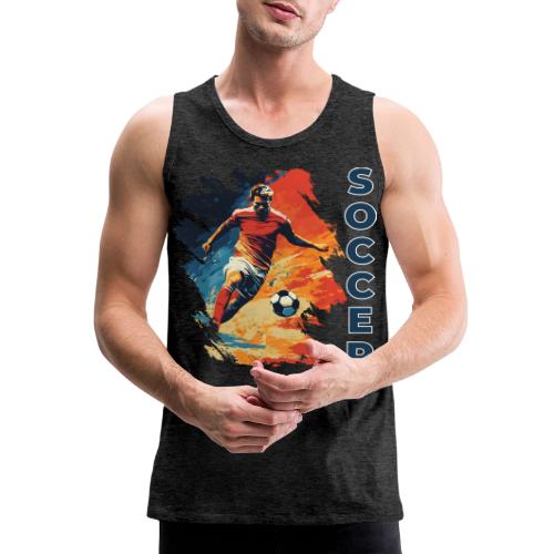Soccer Action Pulse - Men's Premium Tank