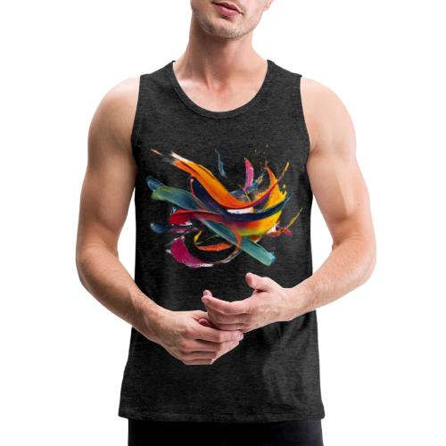 Colorful Waves - Men's Premium Tank