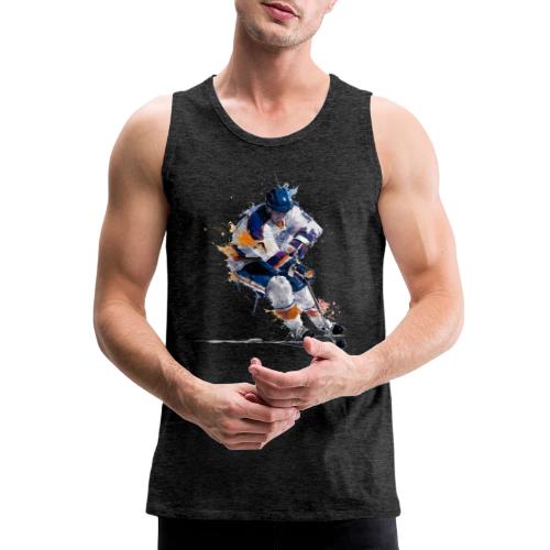 Hockey: Icy Streaks - Men's Premium Tank