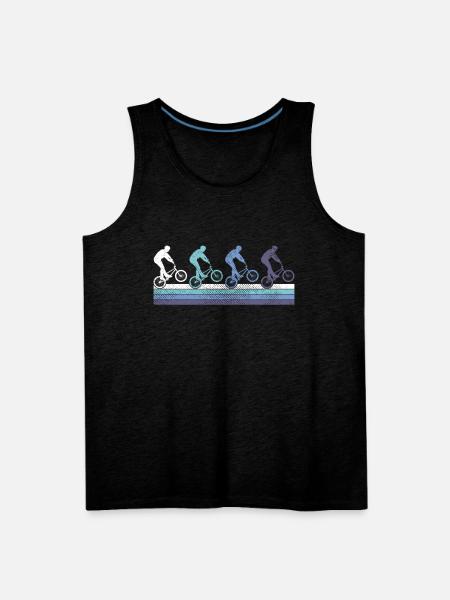 BMX Action - Men's Premium Tank - charcoal grey
