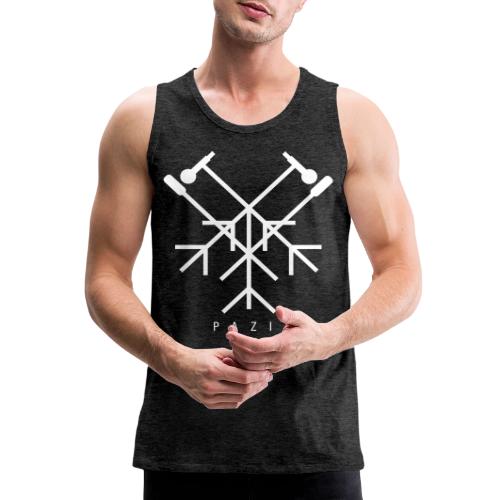 Pazij White Logo - Men's Premium Tank