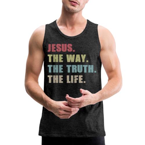 JESUS WAY TRUTH LIFE - Men's Premium Tank