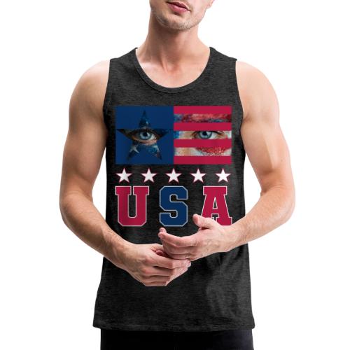 Stars and Vision USA - Men's Premium Tank