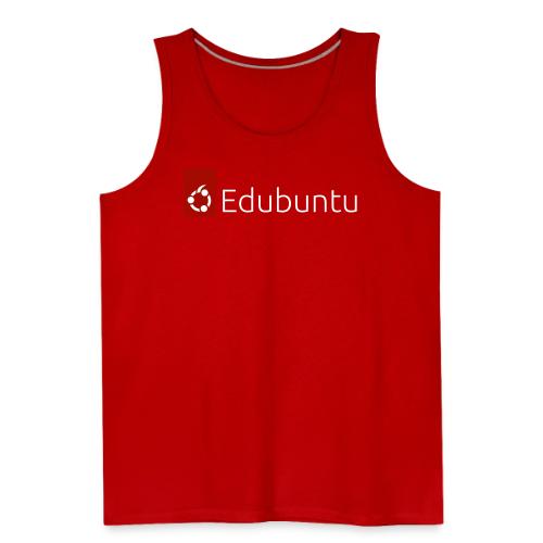 Edubuntu Logo 2023 - White - Men's Premium Tank