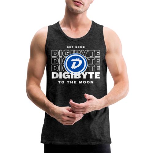 Digibyte. More secure, faster, forward thinking - Men's Premium Tank