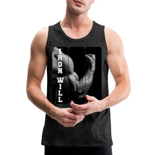 Bodybuilding: Iron Will - Men's Premium Tank