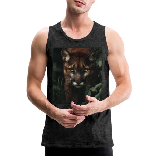 Cougar Jungle Predator Design - Men's Premium Tank