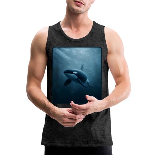 Orca Ocean Wildlife Design - Men's Premium Tank