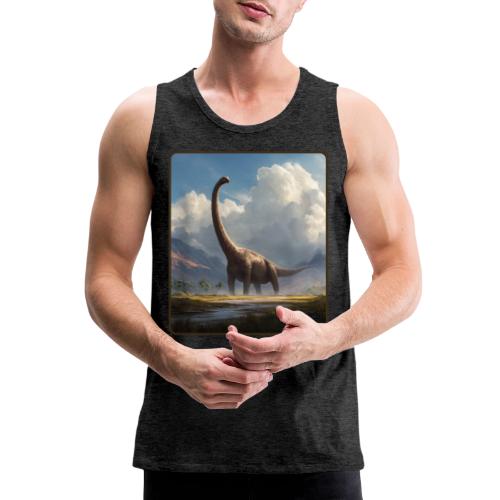 Brachiosaurus Valley Landscape Design - Men's Premium Tank