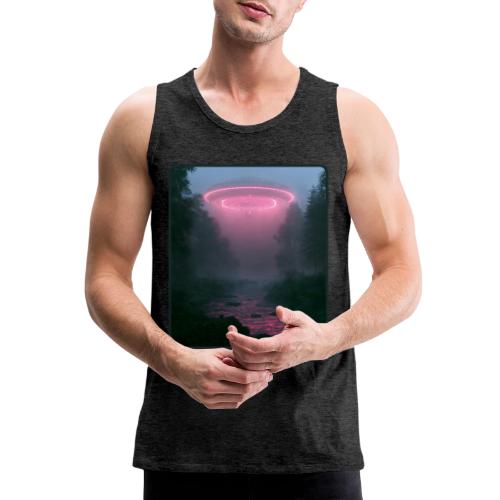 Neon UFO Forest River Design - Men's Premium Tank