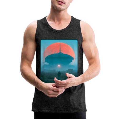 Astronaut Alien Outpost Design - Men's Premium Tank