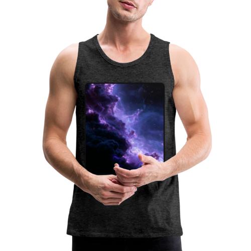 Purple Nebula Space Design - Men's Premium Tank