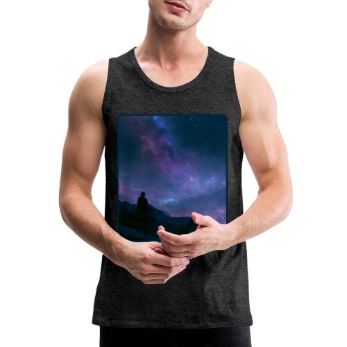 Stargazer Nebula Night Sky Art - Men's Premium Tank