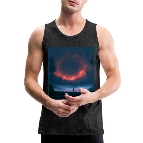Supernova Reflection Space Scene - Men's Premium Tank