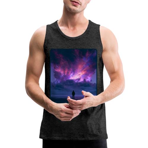 Cosmic Supernova Night Design - Men's Premium Tank