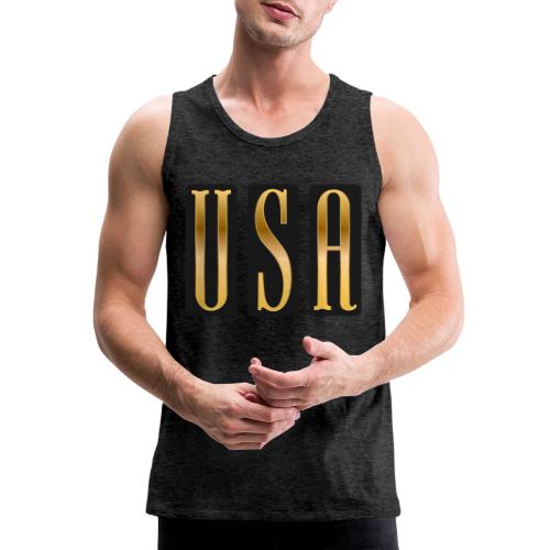 USA Gold Monolith - Men's Premium Tank