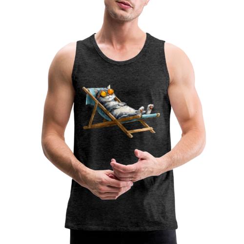 Sunshine Cat Mode - Men's Premium Tank
