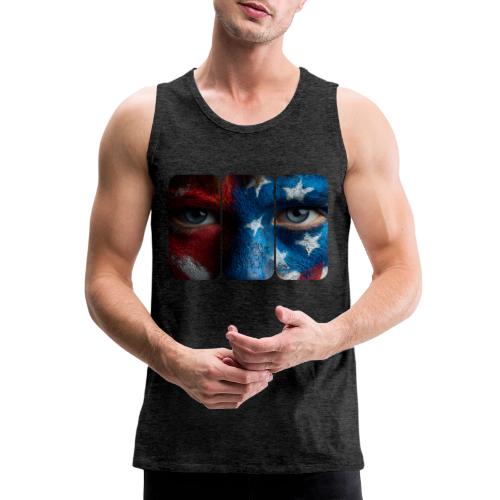 USA: Painted for the Flag - Men's Premium Tank