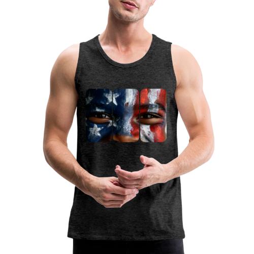 USA: Three Panels of Pride - Men's Premium Tank
