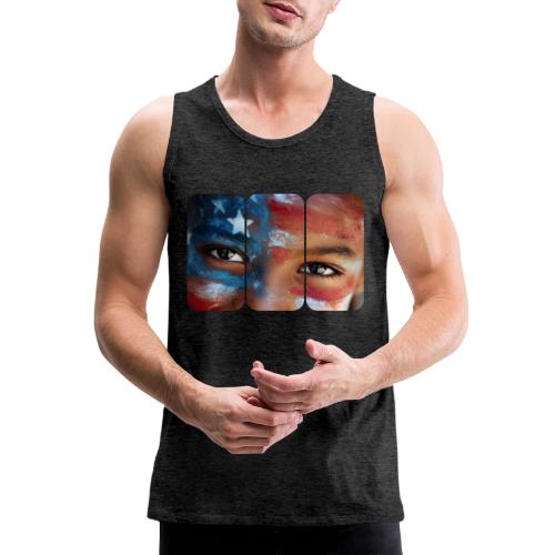 USA: Eyes of the Flag - Men's Premium Tank