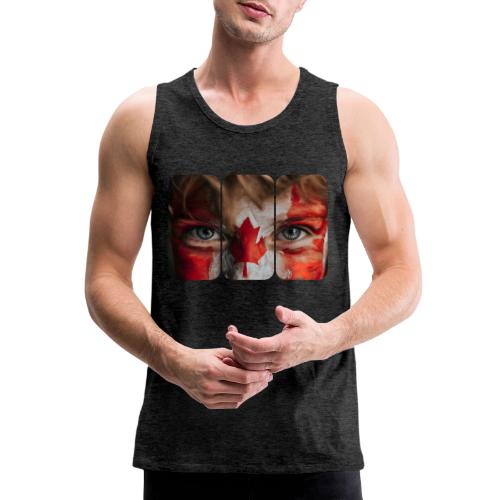 Canada: Maple Leaf Gaze - Men's Premium Tank
