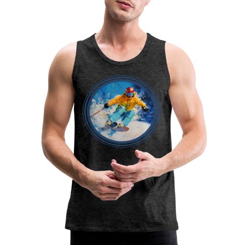 Born for Skiing - Men's Premium Tank