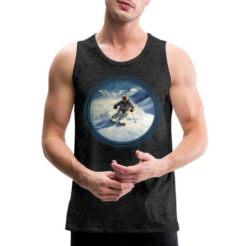 Skiing Power Moves - Men's Premium Tank